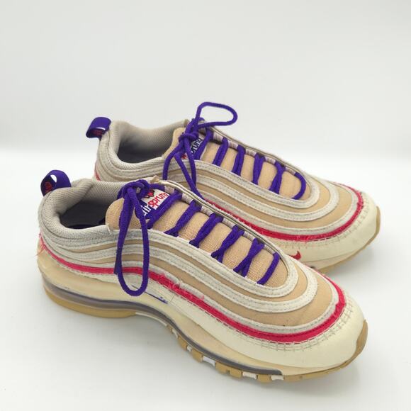 Nike Air Max 97 SE Men\'s Size 6.5 \'Air Sprung Sail Electro Purple\' DH4759-200 main image 8